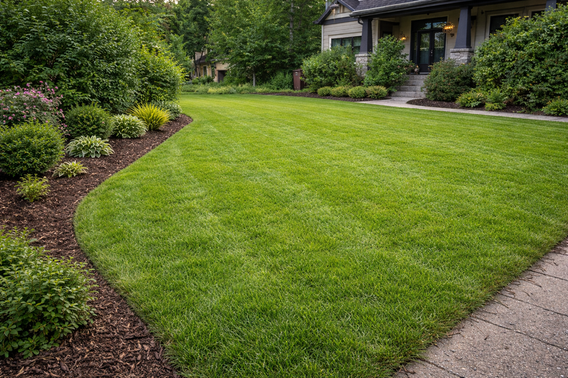 After landscaping