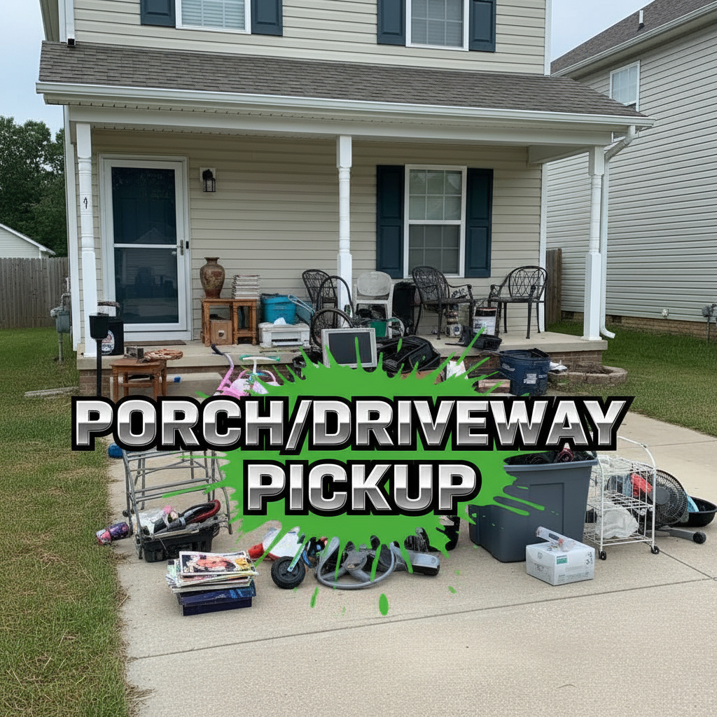 Porch / Driveway Pickup (Small - Medium Load)